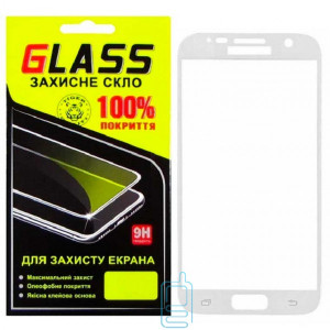 Защитное стекло Full Screen Samsung S7 G930 white Glass