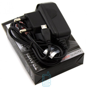 Мережевий зарядний пристрій AWM Power 0.8A micro-USB black