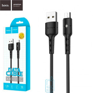 USB кабель Hoco X30 ″Star″ micro USB 1m черный