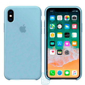 Чохол Silicone Case Apple iPhone X, XS світло-блакитний 05