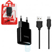 Мережевий зарядний пристрій HOCO С27A 1USB 2.4A micro-USB black