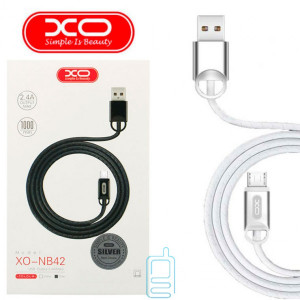 USB кабель XO NB42 micro USB 1m белый