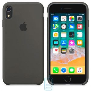Чохол Silicone Case Apple iPhone XR темно-сірий 35