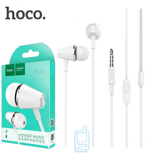 Навушники з мікрофоном Hoco M34 білі