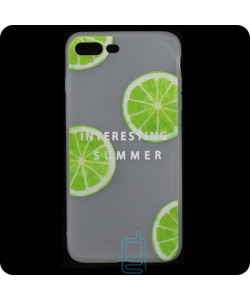 Чохол силіконовий Summer Apple iPhone 7 Plus, 8 Plus Lime