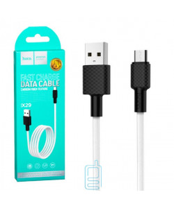 USB кабель Hoco X29 ″Superior″ micro USB 1m белый