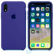 Чехол Silicone Case Apple iPhone XR синий 44