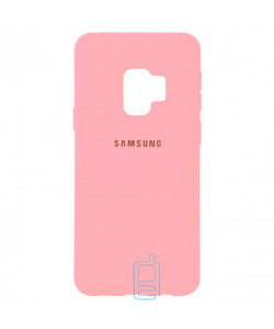 Чохол Silicone Case Full Samsung S9 G960 рожевий