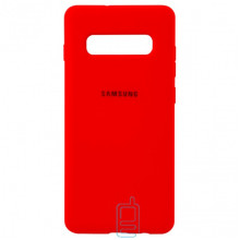 Чехол Silicone Case Full Samsung S10 G973 красный