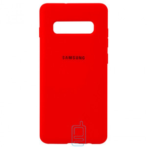 Чохол Silicone Case Full Samsung S10 G973 червоний
