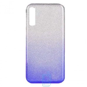Чехол силиконовый Shine Samsung A7 2018 A750 градиент синий