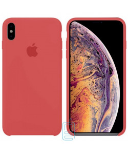 Чохол Silicone Case Apple iPhone XS Max рожевий 52