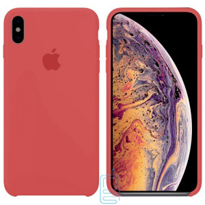 Чехол Silicone Case Apple iPhone XS Max розовый 52