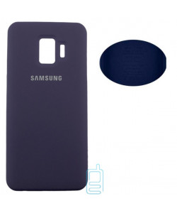 Чохол Silicone Cover Full Samsung J2 Core 2018 J260 синій