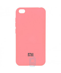 Чохол Silicone Case Full Xiaomi Redmi GO рожевий