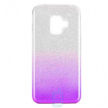 Чехол силиконовый Shine Samsung A6 2018 A600 градиент фиолетовый