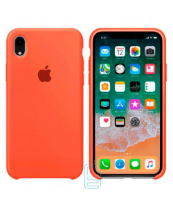 Чохол Silicone Case Apple iPhone XR помаранчевий 13