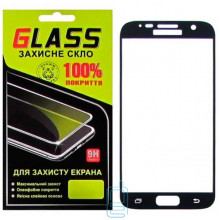 Защитное стекло Full Screen Samsung S7 G930 black Glass