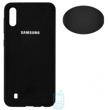 Чохол Silicone Cover Full Samsung A10 2019 A105 чорний