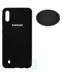 Чохол Silicone Cover Full Samsung A10 2019 A105 чорний