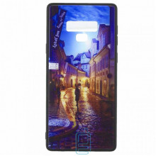 Чехол накладка Glass Case New Samsung Note 9 N960 переулок