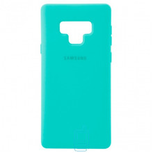 Чехол Silicone Case Full Samsung Note 9 N960 бирюзовый