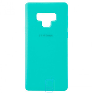 Чохол Silicone Case Full Samsung Note 9 N960 бірюзовий