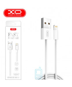 USB кабель XO NB47 Apple Lightning 1m білий
