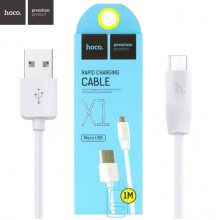 USB кабель Hoco X1 ″Rapid″ micro USB 1m белый