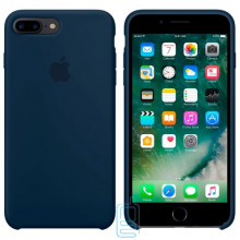 Чохол Silicone Case Apple iPhone 7 Plus, 8 Plus темно-синій 08
