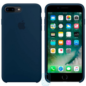 Чохол Silicone Case Apple iPhone 7 Plus, 8 Plus темно-синій 08