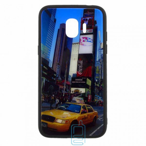 Чохол накладка Glass Case New Samsung J2 2018 J250, J2 Pro 2018 таксі