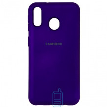 Чехол Silicone Case Full Samsung M20 2019 M205 фиолетовый
