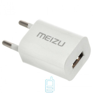 Сетевое зарядное устройство Meizu 1USB 1.5A white без коробки
