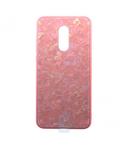 Чохол накладка Glass Case Мармур Xiaomi Redmi 5 рожевий