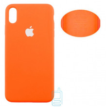 Чехол Silicone Cover Full Apple iPhone XS Max оранжевый