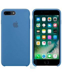 Чехол Silicone Case Apple iPhone 7 Plus, 8 Plus светло-синий 03