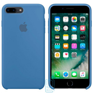 Чехол Silicone Case Apple iPhone 7 Plus, 8 Plus светло-синий 03