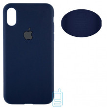 Чехол Silicone Cover Full Apple iPhone X , iPhone XS 5.8 синий