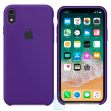 Чехол Silicone Case Apple iPhone XR фиолетовый 34