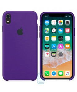 Чехол Silicone Case Apple iPhone XR фиолетовый 34