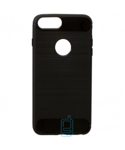 Чехол силиконовый Polished Carbon Apple iPhone 7 Plus, 8 Plus черный