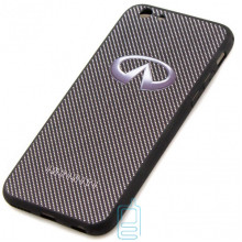 Чохол силіконовий INFINITI CARBON Apple iPhone 6 чорний