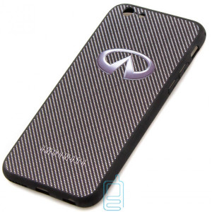 Чохол силіконовий INFINITI CARBON Apple iPhone 6 чорний