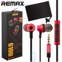 Наушники с микрофоном Remax RM-610D красные