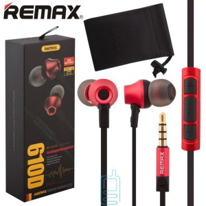 Навушники з мікрофоном Remax RM-610D червоні