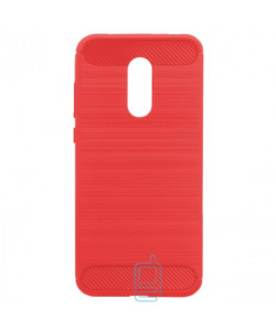 Чохол силіконовий Polished Carbon Xiaomi Redmi 5 Plus червоний