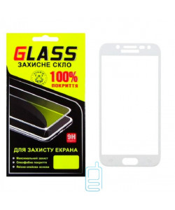 Защитное стекло Full Screen Samsung J5 2017 J530 white Glass