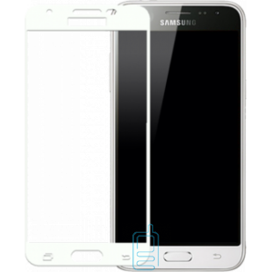 Защитное стекло Full Screen Samsung J3 2017 J330 white тех.пакет