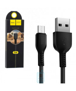 USB кабель Hoco X20 "Flash" micro USB 1m чорний